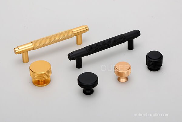 Knurled Cabinet Handles