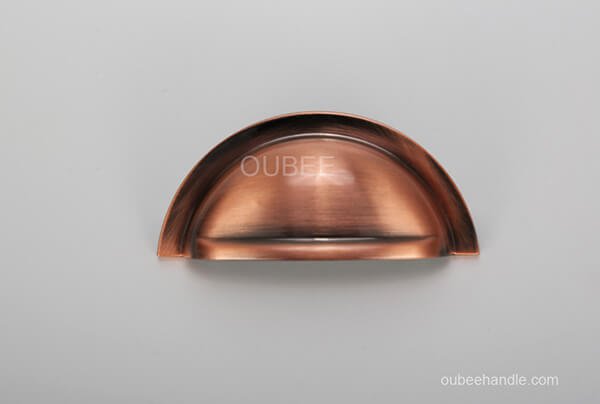 30167 Antique Copper Brushed Cup Pulls And Handles