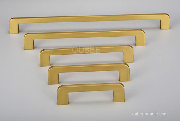 Cabinet Pulls Brushed Brass