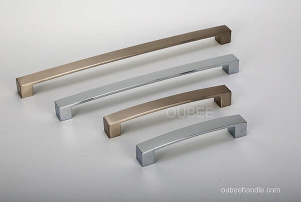 Cambered Zinc Alloy Handles and Pulls